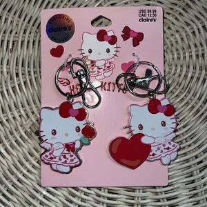 Hello Kitty BFF Keychains Besties 2 Pack Claire’s Exclusive
